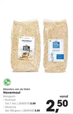 HANOS Meesters van de Halm Havermout aanbieding