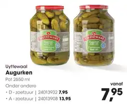 HANOS Uyttewaal Augurken aanbieding