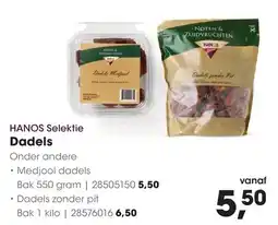 HANOS HANOS Dadels aanbieding