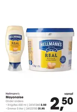 HANOS Hellmann's mayonaise aanbieding