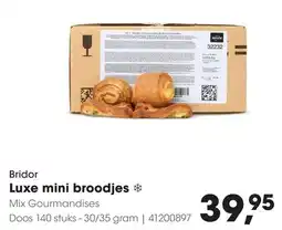 HANOS Bridor Luxe mini broodjes aanbieding