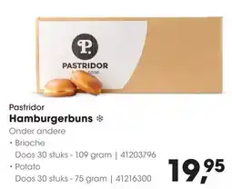 HANOS Pastridor Hamburgerbuns aanbieding