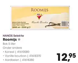 HANOS Hanos roomijs aanbieding