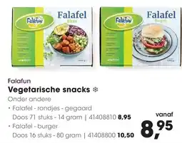 HANOS Falafun Vegetarische snacks aanbieding