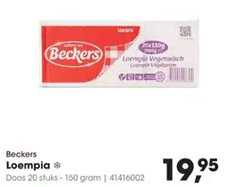HANOS Beckers Loempia aanbieding