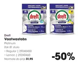 HANOS Dreft Vaatwastabs aanbieding