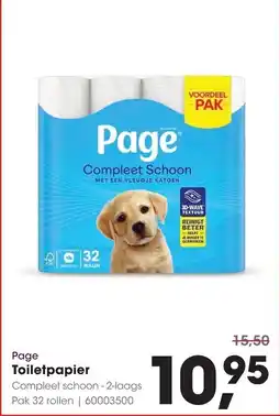 HANOS Page Toilet papier aanbieding