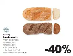 HANOS Bussing Landbrood aanbieding