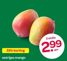 Spar eetrijpe mango aanbieding