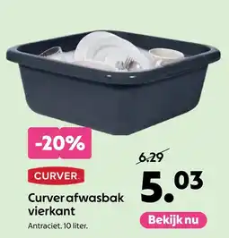AllesZ Curver afwasbak vierkant aanbieding