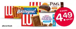 Spar alle LU Koek aanbieding