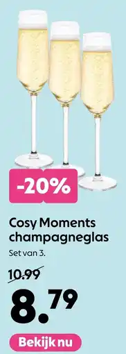 AllesZ Cosy Moments champagneglas aanbieding