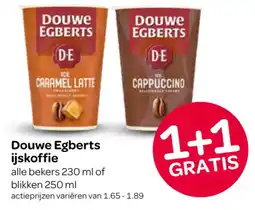 Spar Douwe Egberts ijskoffie aanbieding