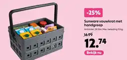 AllesZ Sunware vouwkrat met handgreep aanbieding