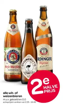 Spar Alle wit of weizenbieren aanbieding