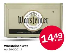Spar Warsteiner krat aanbieding