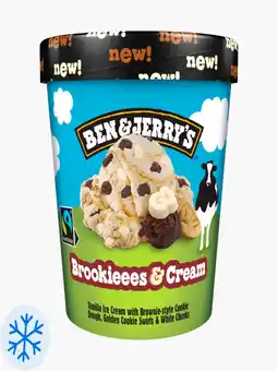 Flink Ben & Jerry's Brookies & cream aanbieding