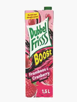 Flink Dubbel Frisss Boost Framboos-Cranberry aanbieding