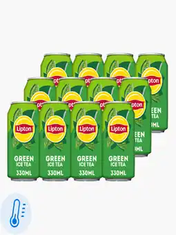 Flink Lipton Ice Tea Green 33cl x12 aanbieding