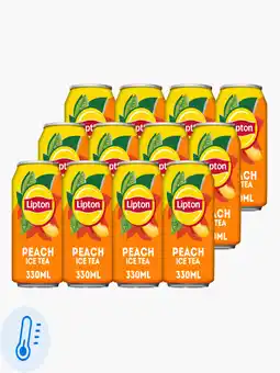 Flink Lipton Ice Tea Peach 33cl 12x aanbieding