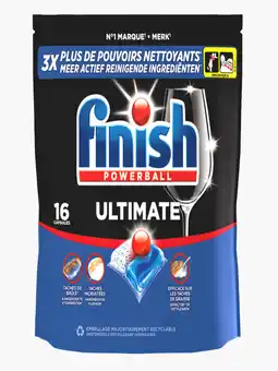 Flink Finish Ultimate vaatwastabletten 16st aanbieding