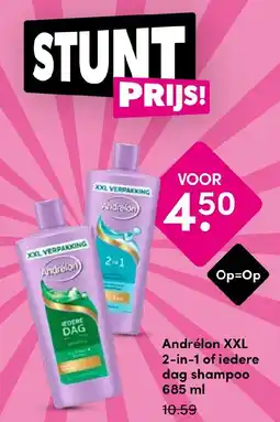 Drogisterij Visser Andrélon XXL 2-in-1 of iedere dag shampoo aanbieding