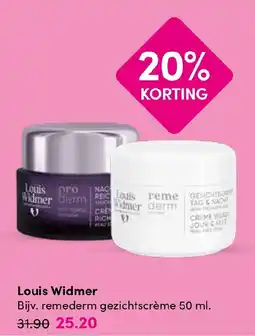 Drogisterij Visser Louis Widmer remederm gezichtscrème aanbieding