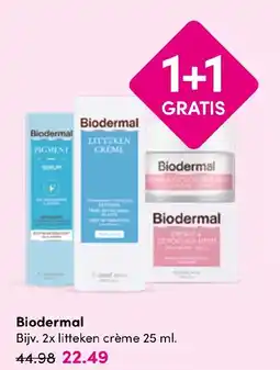 Drogisterij Visser Biodermal litteken crème aanbieding