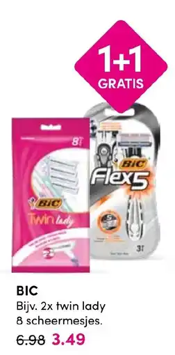 Drogisterij Visser BIC Twin lady aanbieding