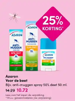 Drogisterij Visser Azaron anti-muggen spray aanbieding