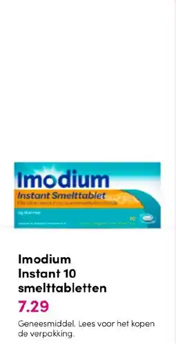 Drogisterij Visser Imodium Instant 10 smelttabletten aanbieding