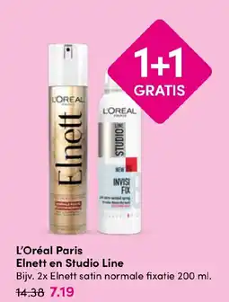 Drogisterij Visser L'Oréal Paris Elnett en Studio Line aanbieding