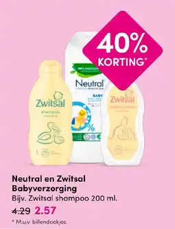 Drogisterij Visser Neutral en Zwitsal Babyverzorging aanbieding