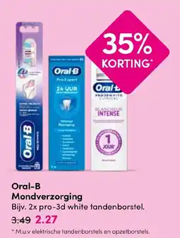 Drogisterij Visser Oral-B Mondverzorging aanbieding