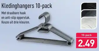 ALDI Kledinghangers 10-pack aanbieding