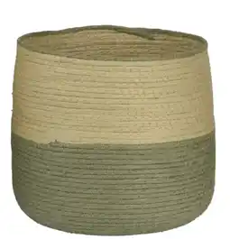 Pets Place Homestyle Plantenmand - Plantenmand - Ø25x25 cm Natural Groen aanbieding