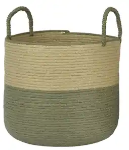 Pets Place Homestyle Plantenmand - Plantenmand - Ø32x29 cm Natural Groen aanbieding