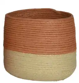 Pets Place Homestyle Plantenmand - Plantenmand - Ø21x21 cm Natural Oranje aanbieding
