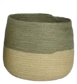 Pets Place Homestyle Plantenmand - Plantenmand - Ø21x21 cm Natural Groen aanbieding