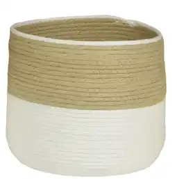 Pets Place Homestyle Plantenmand - Plantenmand - Ø25x25 cm Natural Wit aanbieding