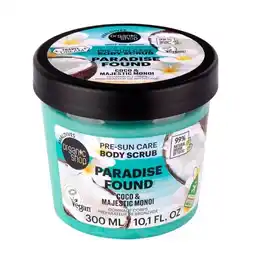 Trekpleister Organic Shop Paradise Found Pre-Sun Care Bodyscrub aanbieding