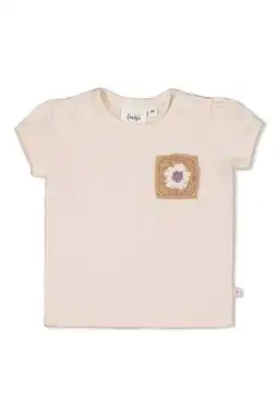 Wehkamp Feetje T-shirt Flower Ranch ecru aanbieding