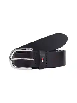 Wehkamp Tommy Hilfiger leren riem donkerblauw aanbieding