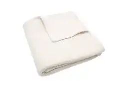 Wehkamp Jollein baby ledikantdeken 100x150cm Basic Knit - Ivory/Coral fleece aanbieding