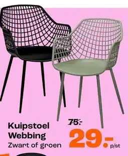 Kwantum Bekijk kuipstoel Webbing aanbieding