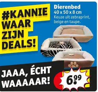 Kruidvat Dierenbed aanbieding