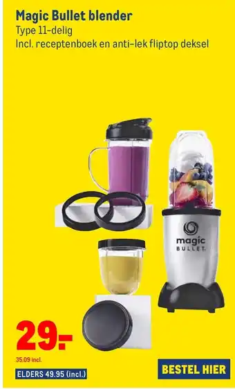 Makro Magic Bullet blender aanbieding