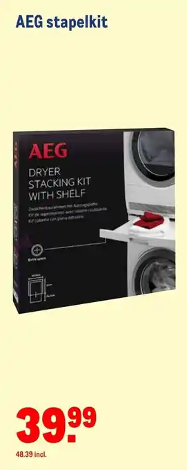 Makro AEG stapelkit aanbieding
