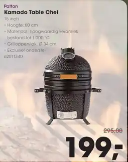 HANOS Patton Kamado Table Chef aanbieding