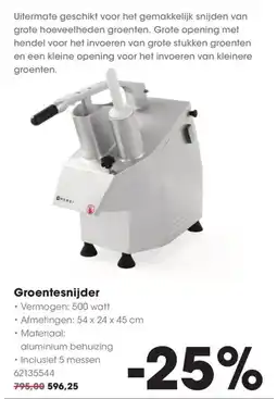 HANOS HENDI groentesnijder aanbieding